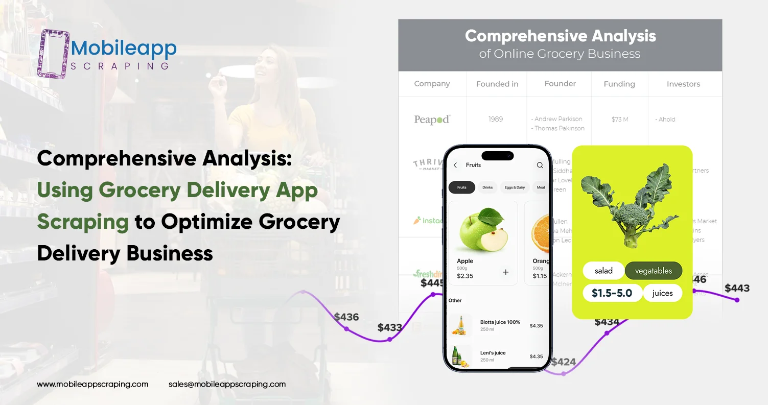 Comprehensive Analysis Using Grocery Delivery App Scraping to Optimize Grocery Delivery Busines